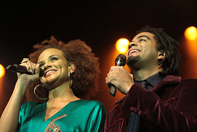 Jairzinho e Luciana Mello